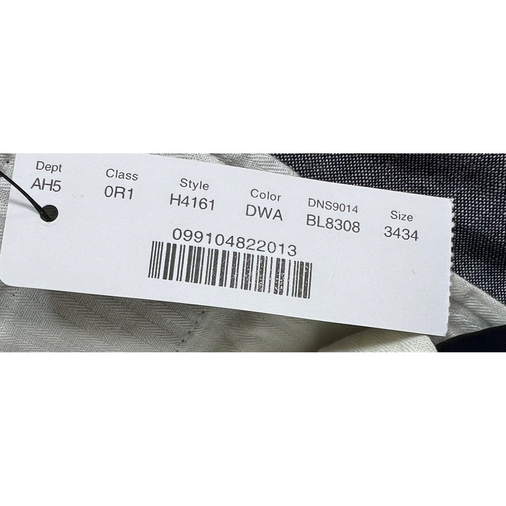J Crew Ludlow Pants Mens 34x34 Gray Linen Blend Somelos Tapered Dress Slim NWT - Picture 11 of 14